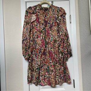 Shop The Mint Printed Flowy Dress